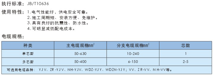 预制分支电缆